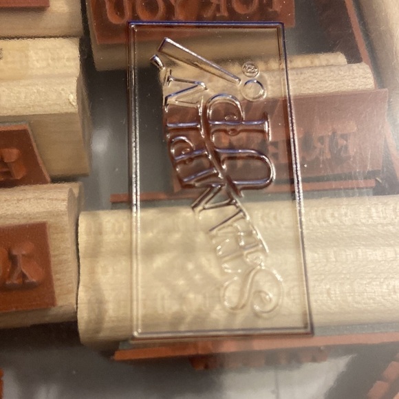 12 pack of Inspirational words, rubberstamps from stampin up T26 - Picture 3 of 4